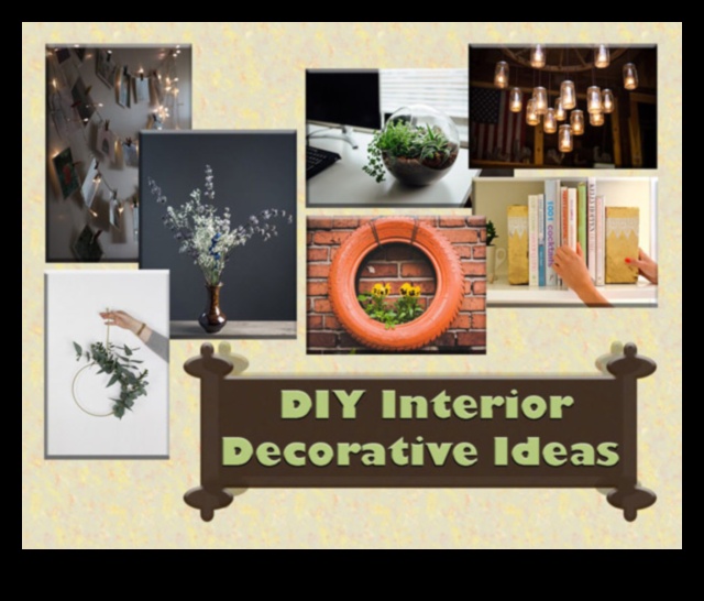 DIY interjera dekoru iedvesmas paņēmieni un idejas