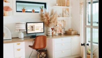 Kā izrotāt Boho iedvesmotu biroja telpu